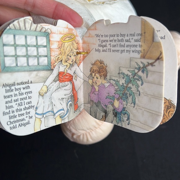 Vintage Stuffins Parachute Nylon Plush Angel with "An Angel Gets Her Wings" Book - Picture 9 of 12
